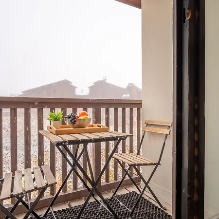 شقة Charming - Ski-in Ski-out Access, 4 Guests, - Cimes De Caron *