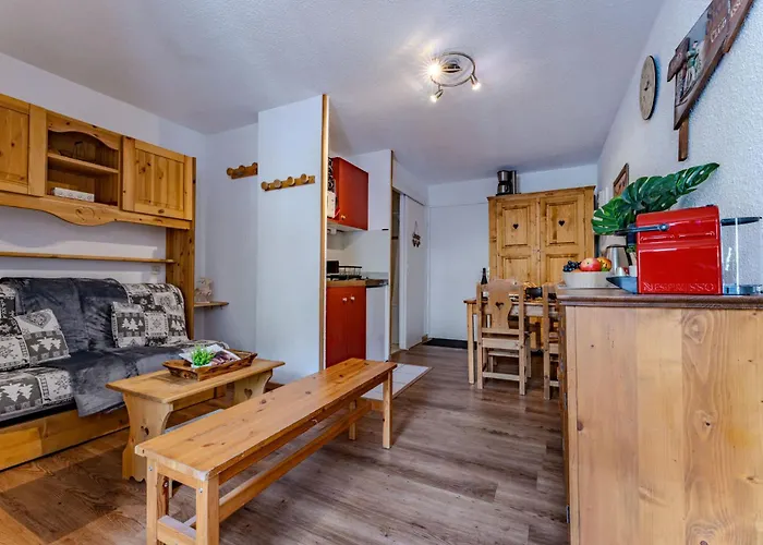 Apartman Charming - Ski-in Ski-out Access, 4 Guests, - Cimes De Caron Val Thorens