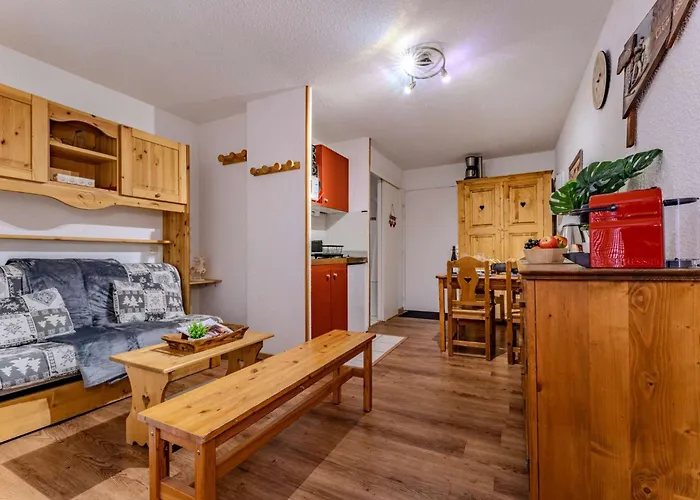 Daire Charming - Ski-in Ski-out Access, 4 Guests, - Cimes De Caron Val Thorens